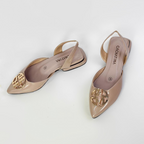 CALZADO CACHATINA - ZUECO MUJER - CLARISA - CUERO CHAROL TAUPE