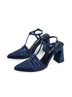 STILETTO BRISA - BAMBIE AZUL NOCHE X DEJAVU AZUL NOCHE - TACON 7.5 - ESTILETO MUJER - CALZADO CACHATINA