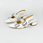 YUNARY - CALZADO CACHATINA - ESTILETO MUJER - CUERO CHAROL TALCO - TACON 3.5 (5.5 CM)