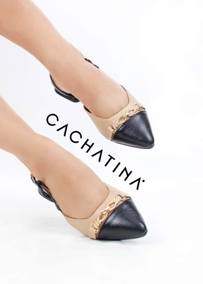 BALETA ITHALY STORE - BAMBIE FRAPPE X BAMBIE NEGRO - BALETA-CALZADO CACHATINA