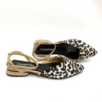 CALZADO CACHATINA - ZUECO MUJER - IVET - CUERO ANIMAL PRINT X FRAPE