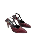 STILETTO ANTONIA - BALTIMOR CHAROL VINO X SANGRE TORO - TACON 7.5 - ESTILETO MUJER - CALZADO CACHATINA