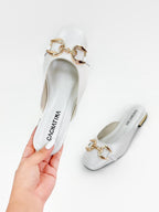 BALETA LOVELY - CUERO OSTRA SATIN - BALETA-CALZADO CACHATINA