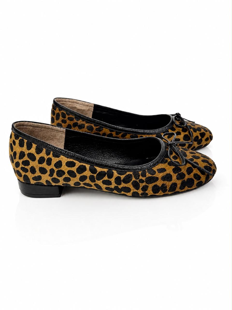 BALETA FIGGIS 2 - CUERO PRINT X BAMBIE NEGRO - ALTURA 1.5