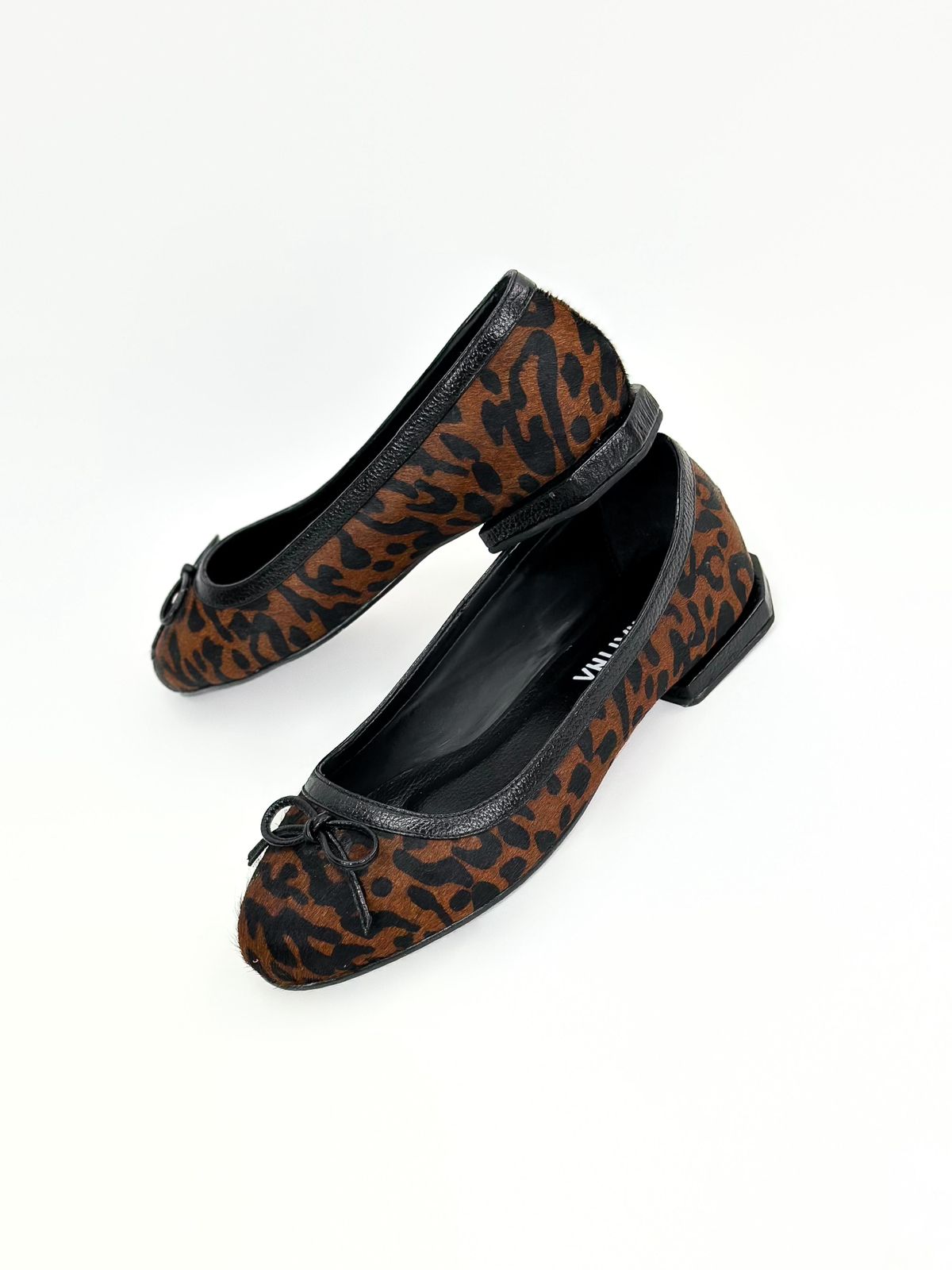 BALETA FIGGIS STORE - CUERO TIGRILLO X BAMBIE NEGRO