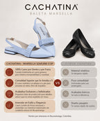 BALETA MARSELLA - BAMBIE AZUL AURA - CALZADO CACHATINA