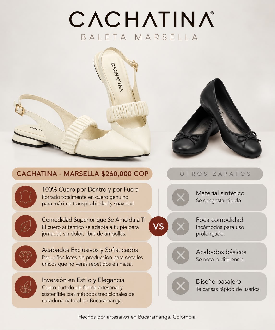 BALETA MARSELLA - BAMBIE TALCO - CALZADO CACHATINA