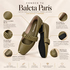 BALETA PARIS STORE - BAMBIE VERDE OLIVA