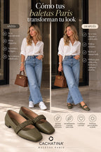 BALETA PARIS STORE - BAMBIE VERDE OLIVA