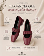 BALETA PARIS STORE - CONFECCION BORGOÑA