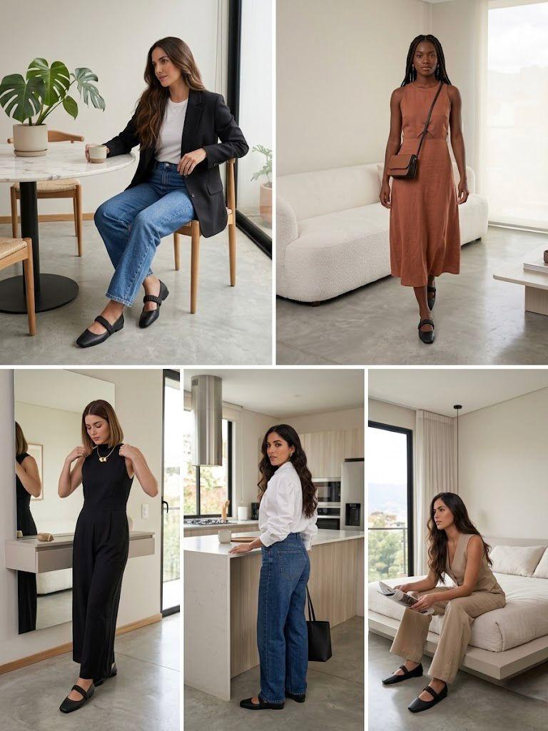 BALETA PARIS STORE - CONFECCION NEGRO