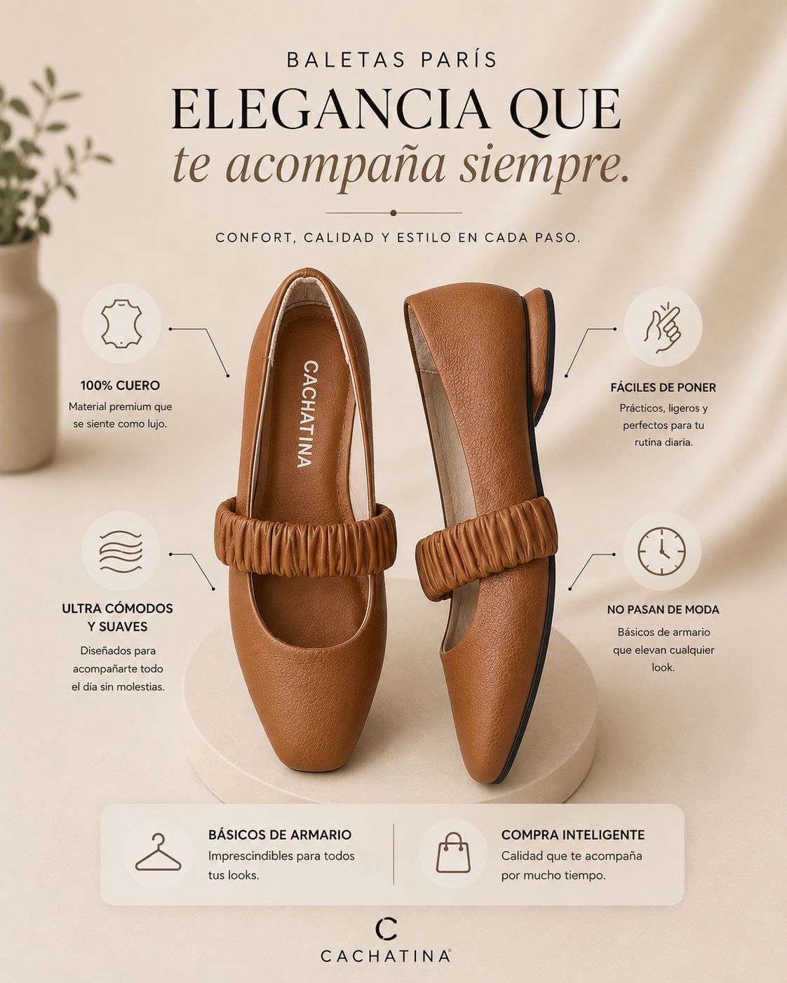 BALETA PARIS STORE - CINNAMO ELA