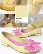 BALETA SKOPIE - BAMBIE AMARILLO PASTEL X ROSA BARBIE