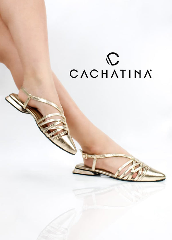 BALETA ASTRA STORE - FEDERICA DORADO - CALZADO CACHATINA