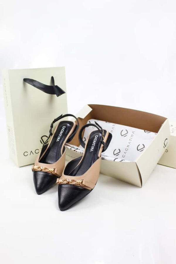 BALETA ITHALY STORE - BAMBIE FRAPPE X BAMBIE NEGRO - CALZADO CACHATINA