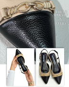 BALETA ITHALY STORE - BAMBIE FRAPPE X BAMBIE NEGRO - CALZADO CACHATINA