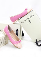 BALETA KISUMO - CUERO ROSA BARBIE X NUDE - CALZADO CACHATINA