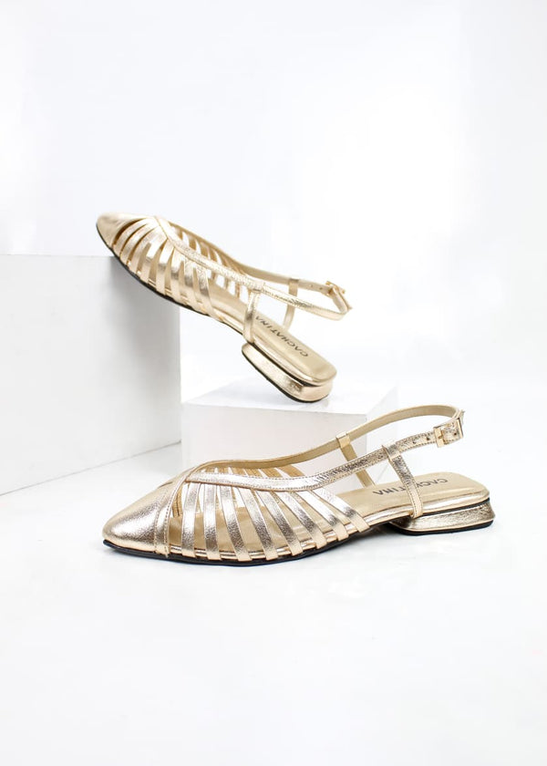 BALETA MANTUA - FEDERICA DORADO - CALZADO CACHATINA