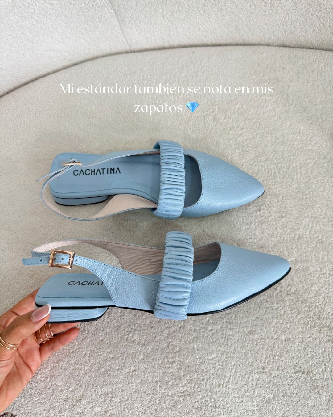 BALETA MARSELLA - BAMBIE AZUL AURA - CALZADO CACHATINA
