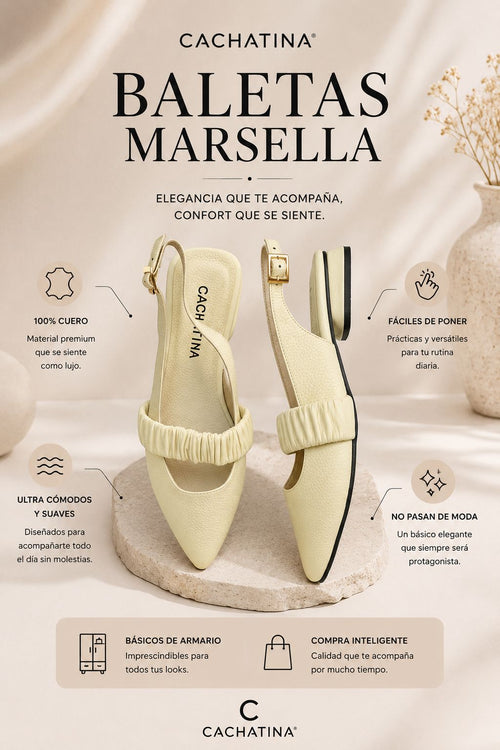 BALETA MARSELLA - BAMBIE AMARILLO CLARO - CALZADO CACHATINA