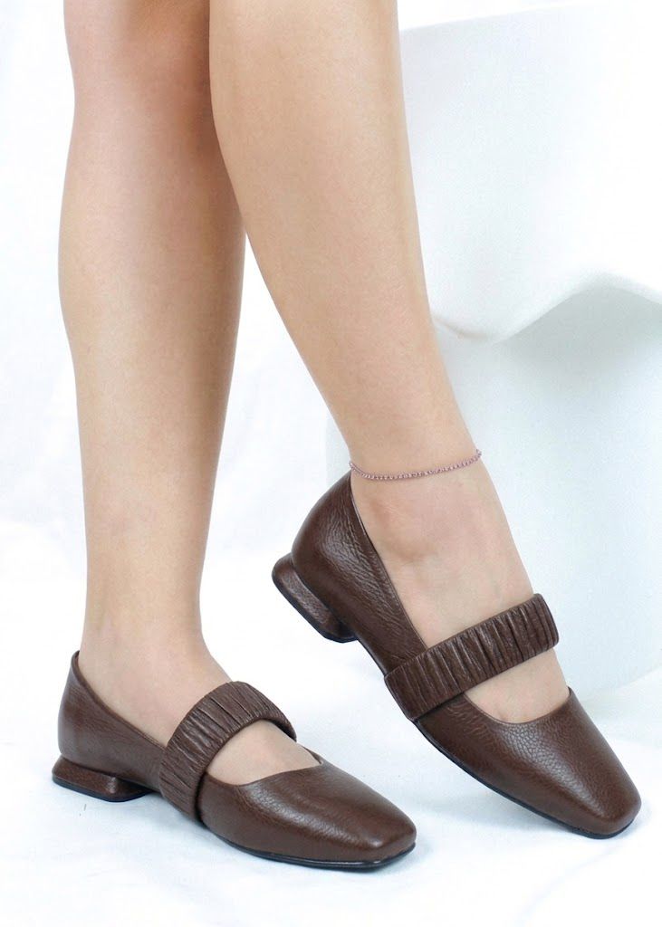 BALETA PARIS - CONFECCION CHOCOLATE AVELLANA - CALZADO CACHATINA