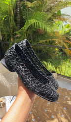BALETA PHUKET - TEX NEGRO - CALZADO CACHATINA