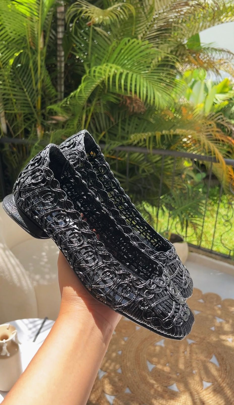 BALETA PHUKET - TEX NEGRO - CALZADO CACHATINA