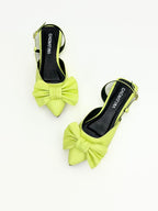 BALETA ROUSS - CUERO BAMBIE VERDE LIMON - CALZADO CACHATINA