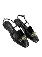 BALETA STAR - FOLIA AMBAR NEGRO - CALZADO CACHATINA