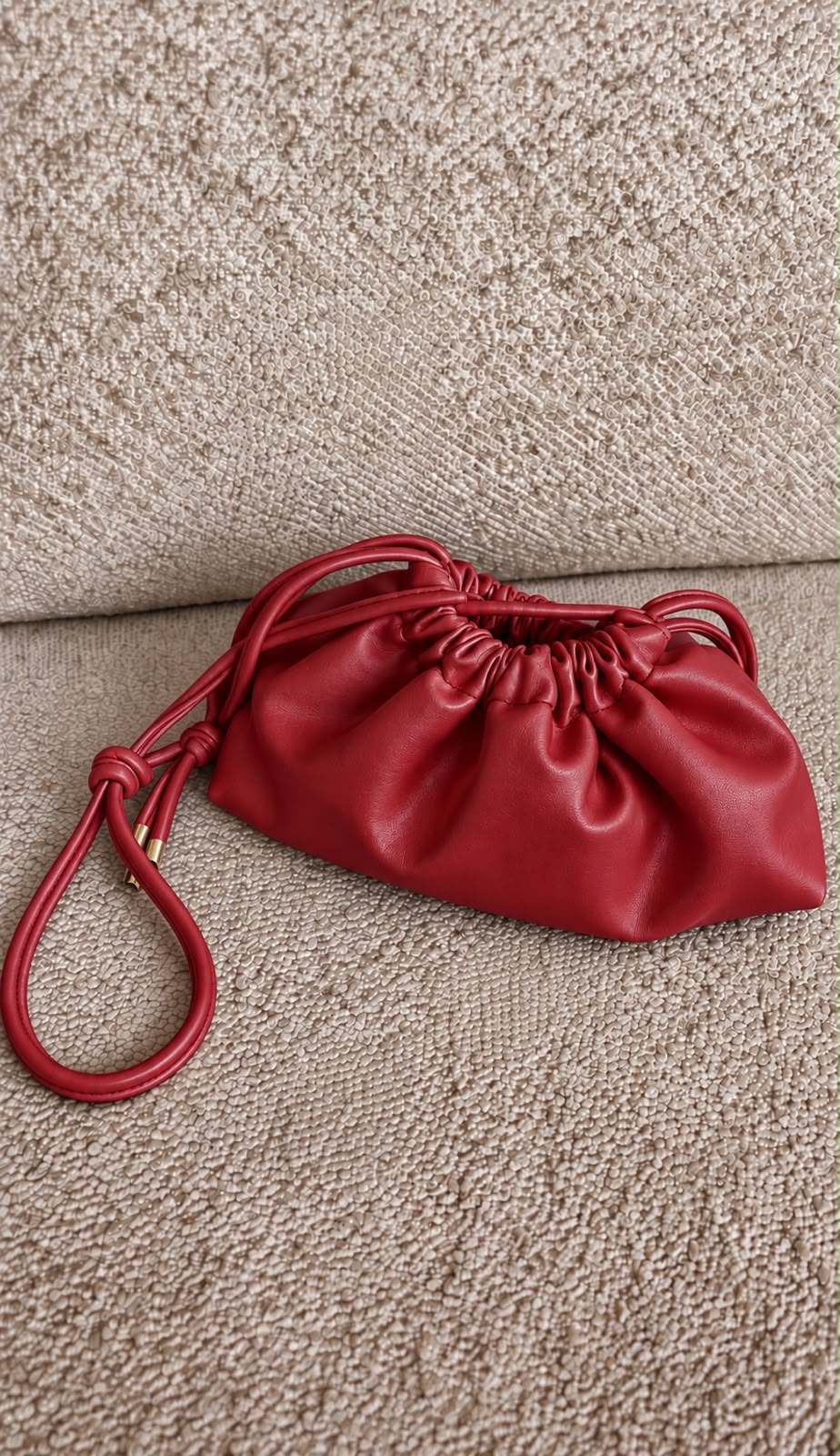 BOLSO CACHATINA - AMARA BAG - CONFECCION ROJO
