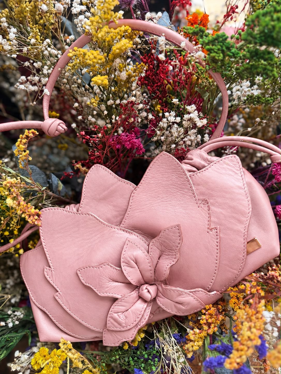 BOLSO CACHATINA - CAMILLE BAG - CONFECCION BLUSH