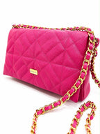 BOLSO CACHATINA - KLOE BAG - CUERO FUCSIA