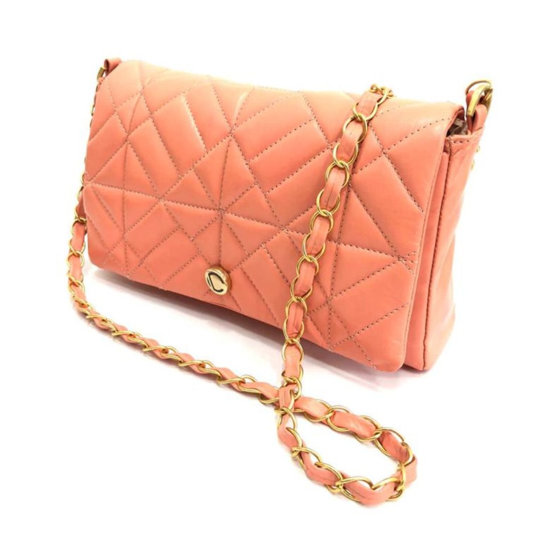 BOLSO CACHATINA - KLOE BAG - CUERO PERA