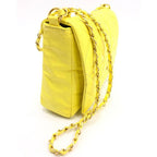 BOLSO CACHATINA - KLOE BAG - CUERO AMARILLO