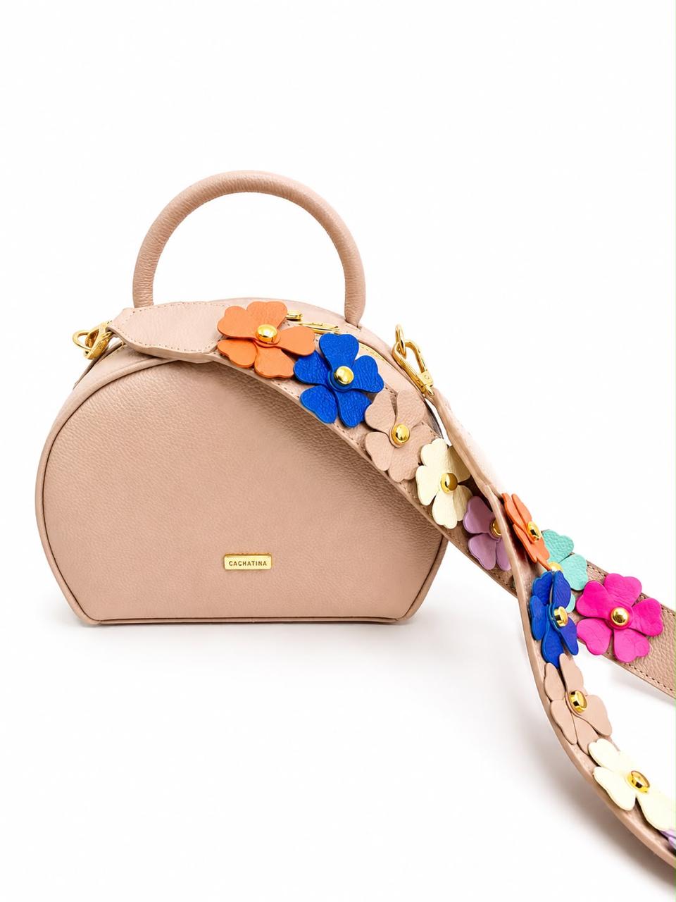BOLSO CACHATINA - NORI BAG - CUERO TAUPE