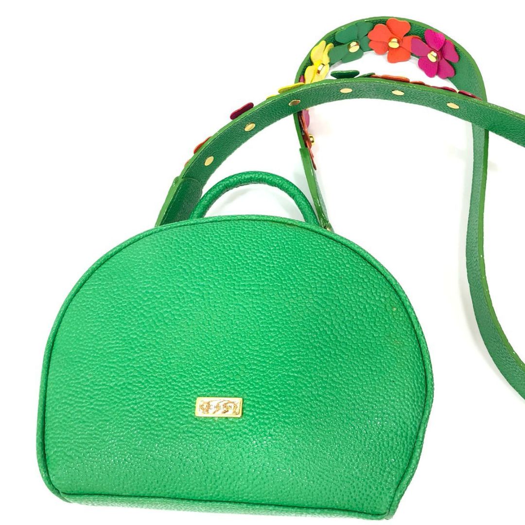 BOLSO CACHATINA - NORI BAG - CUERO VERDE  LOZZA 2