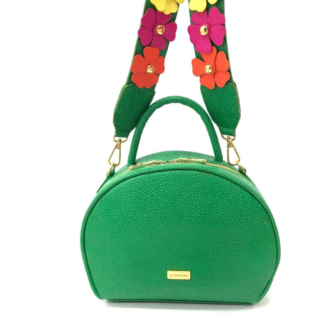 BOLSO CACHATINA - NORI BAG - CUERO VERDE  LOZZA 2