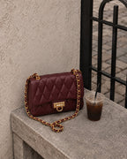 BOLSO CACHATINA - RIVER BAG - BAMBIE BORGOÑA