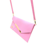 BOLSO CACHATINA - SOBRE FIESTA - CUERO ROSA BARBIE