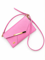 BOLSO CACHATINA - SOBRE FIESTA - CUERO ROSA BARBIE