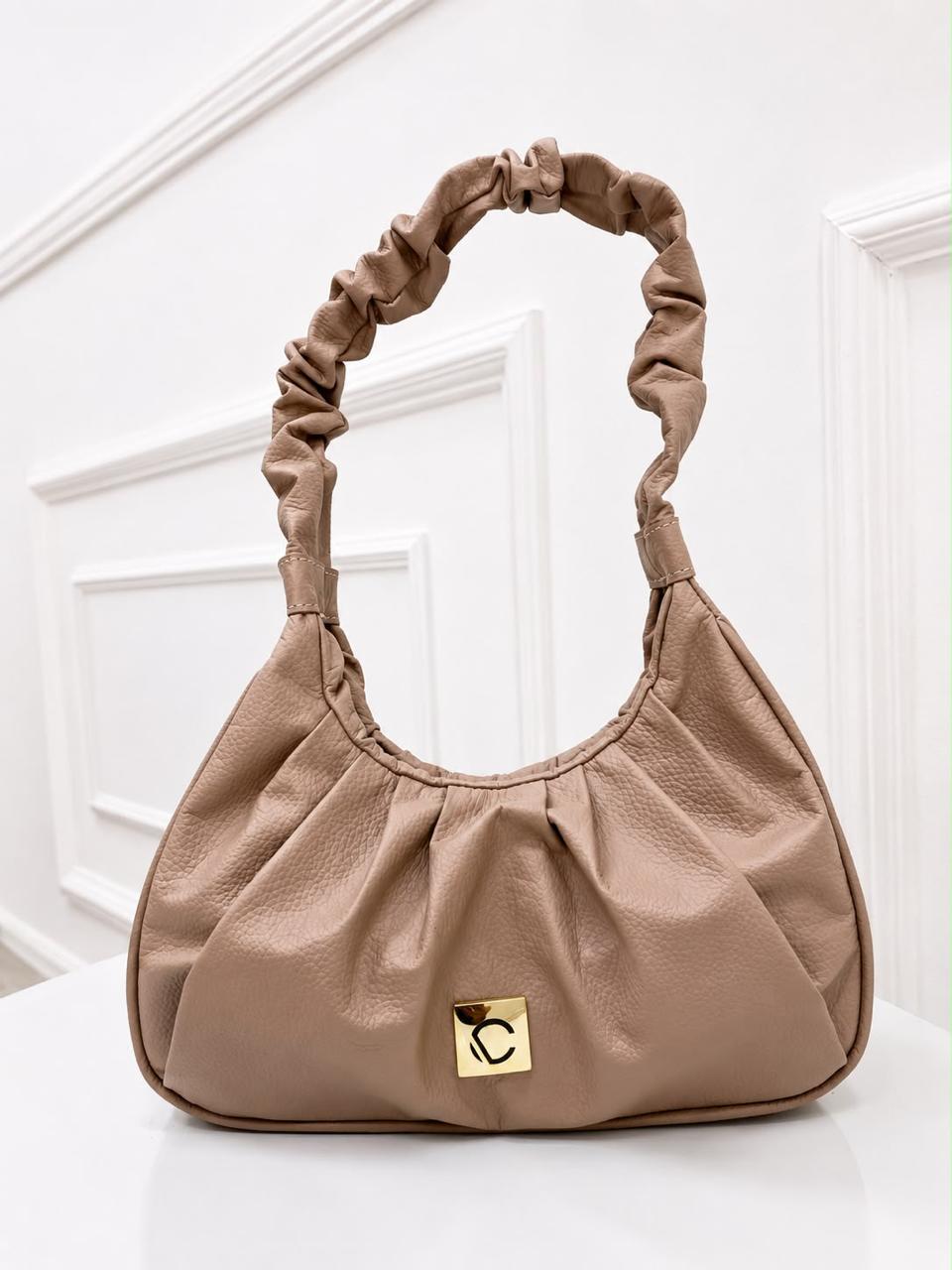 BOLSO CACHATINA - TORY BAG - CUERO TAUPE