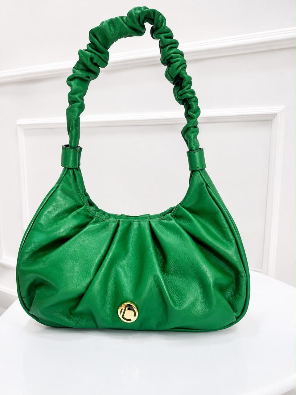 BOLSO CACHATINA - TORY BAG - CUERO VERDE  LOZZA