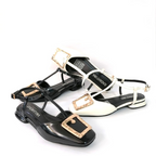 CALZADO CACHATINA - BALETA MUJER - DANIELA - CUERO CHAROL NEGRO