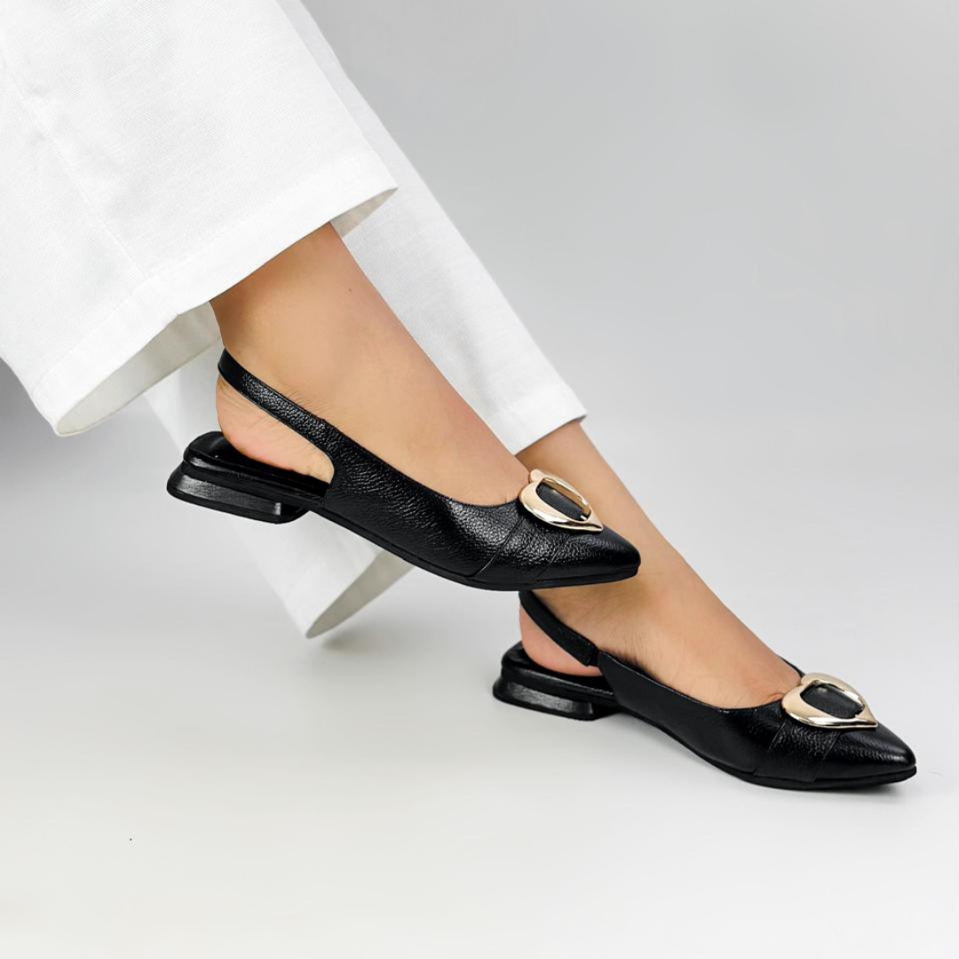 ALZADO CACHATINA - ZUECO MUJER - ROXY - CUERO NEGRO