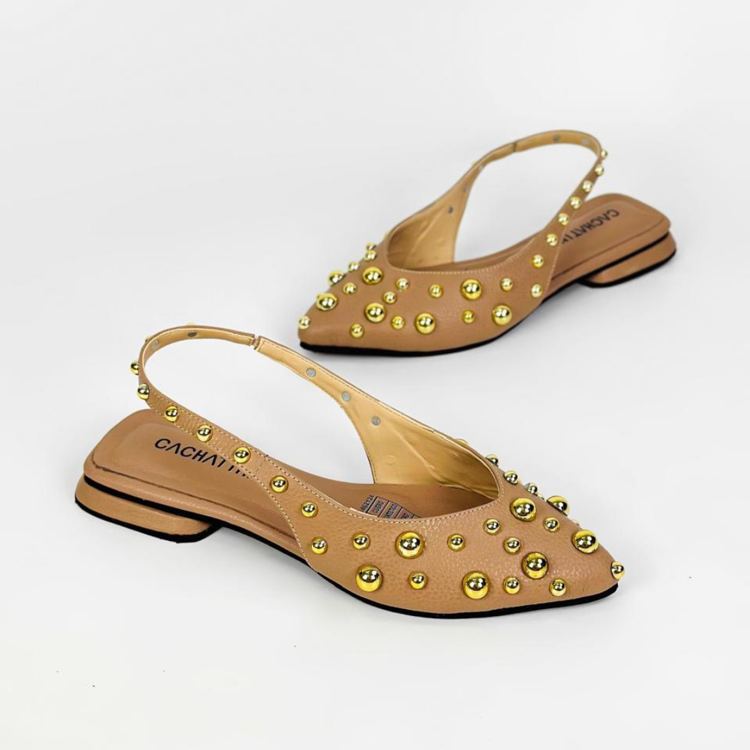 CALZADO CACHATINA - SANDALIA BALETA MUJER - FIORA - CUERO BAMBIE RUBOR