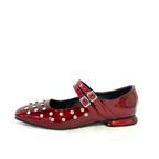 CALZADO CACHATINA - SANDALIA BALETA MUJER - PHAZE - CUERO CHAROL ROJO SANGRE TORO
