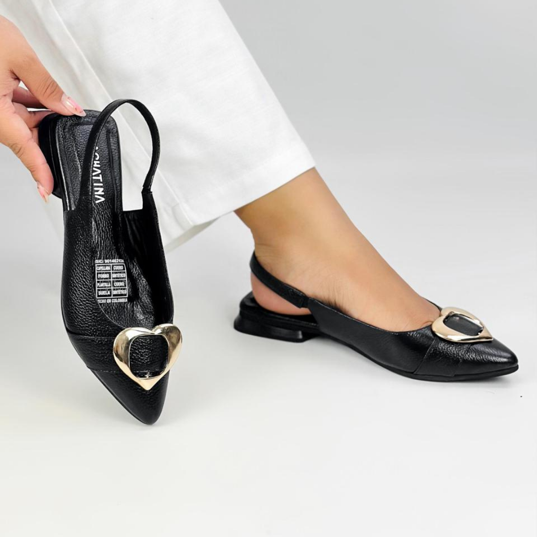ALZADO CACHATINA - ZUECO MUJER - ROXY - CUERO NEGRO