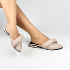 CALZADO CACHATINA - ZUECO MUJER - NOVA - CUERO TAUPE