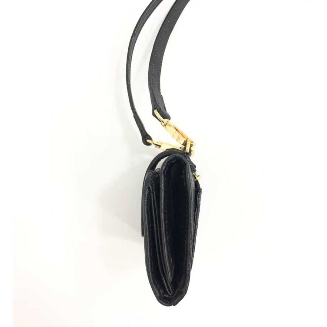 BOLSO CACHATINA - CHAIN BAG - CUERO NEGRO