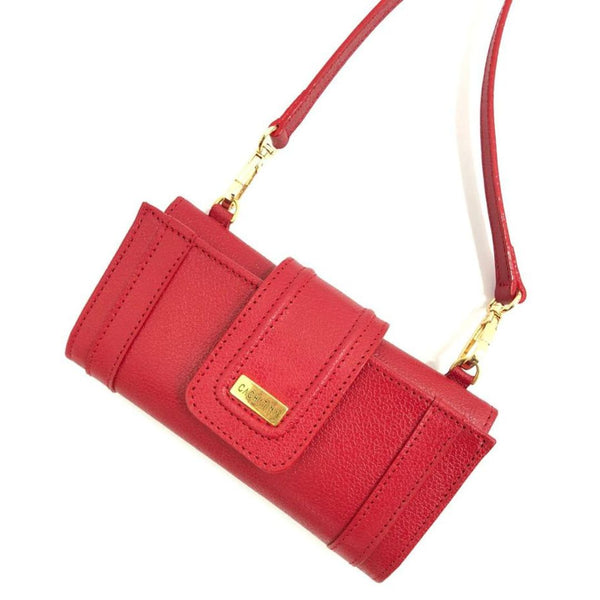 BOLSO CACHATINA - HAZEL BAG - CUERO ROJO